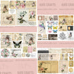Mini Kit No. 6  KC504, Junk Journal Printable Kit, Digital Download, Vintage Ephemera, Printable Pages, Paper Craft