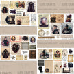 Mini Kit No. 5  KC503, Junk Journal Printable Kit, Digital Download, Vintage Ephemera, Printable Pages, Paper Craft