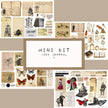 Mini Kit No. 7 KC505, Junk Journal Printable Kit, Digital Download, Vintage Ephemera, Printable Pages, Paper Craft