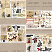 Mini Kit No. 7 KC505, Junk Journal Printable Kit, Digital Download, Vintage Ephemera, Printable Pages, Paper Craft